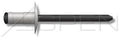 (5000pcs) 3/16X.062-.250 Multigrip Rivets Aluminum Body/Steel Pin Low Profile Pin=Black Phosphate Coated