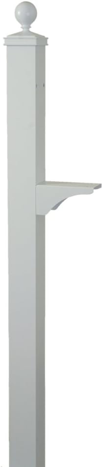 dVault® Side Mount In-Ground Post for DVJR0060 Models (White)
