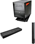 Mail Boss Package Master X2 In-Ground Mount Combo Kit Locking Metal Standard Mailbox - Black