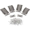 Global Locker Number Plate Kit - Pkg of 200 Numbered 1300-1499