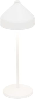 Zafferano, Amelie Pro Lamp, Rechargeable Cordless Table Lamp with Touch Control, Suitable for Indoor and Outdoor, Dimmer, 2200-3000 K, Height 13.4 Inches, White Color