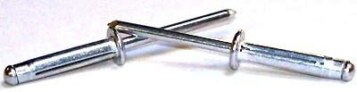 3/16' x .039'-.118' Bulbing Type Blind Rivets/All Aluminum/Black Anodized / 2,000 Pc. Carton