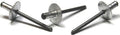 3/16' x .500'-.781' Dome Head/Large Flange Multi-Grip Rivets/Aluminum Body/Steel/Black Phos Mandrel / 2,000 Pc. Carton