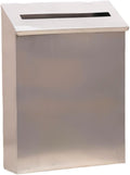 Modern Wall Mounted Mailbox with Large Storage Capacity, Metal Mailbox Hanging Secure Postbox for Office Business Home School Outdoor Indoor Use