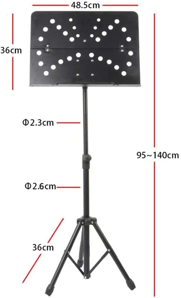 Music Stands Metal Folding Music Holder Universal Adjustable Height Sheet Music Stands Violin Erhu Guzheng Conducting Music Stand