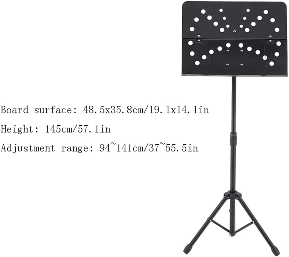 Music Stands Height Adjustable Music Holder Portable Sheet Music Stands Guitar Ukulele Violinist Sheet Music Book Stands (Style 2)