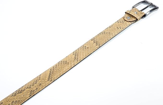 Genuine python leather skin belts for men snakeskin dress belt casual men's belt snake leather belts for men width 1.5'
