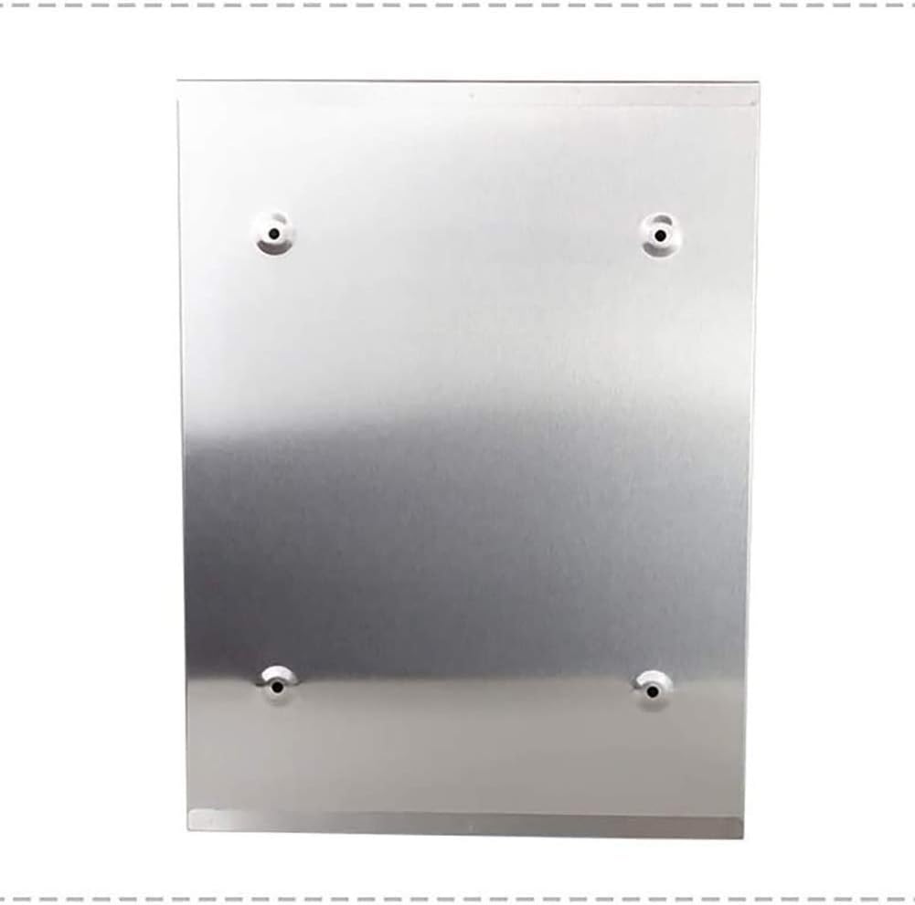 Letterboxes Locking Mailboxes Wall Mounted Vertical Key Lock Drop Mail Box Stainless Steel Cover Rust-Proof Metal Post Box