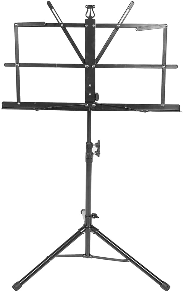 Portable Music Stands Adjustable Height Music Holder Portable Folding Sheet Music Stands Ukulele Violin Book Stands