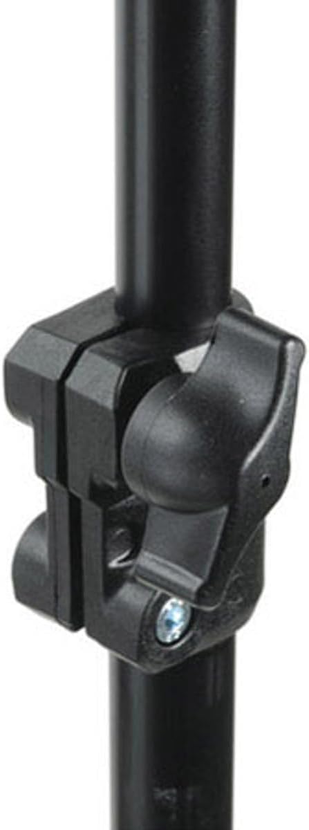 Manfrotto 367B Basic Light Stand extends up to 9 Feet with 5/8-Inch Stud and 015 Top - Replaces 3333 (Black)