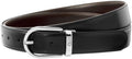 MONTBLANC Double Leather Belt Black/Brown Adjustable Length 3 x 120 cm' - 128135