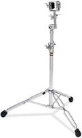Gibraltar Heavy Weight Double Braced Bongo Stand with Adjustable Universal Clip Mount and Stabilizer, Fits Most Bongo Drum Brands, Chrome Percussion Stand for Stage and Studio (6716)