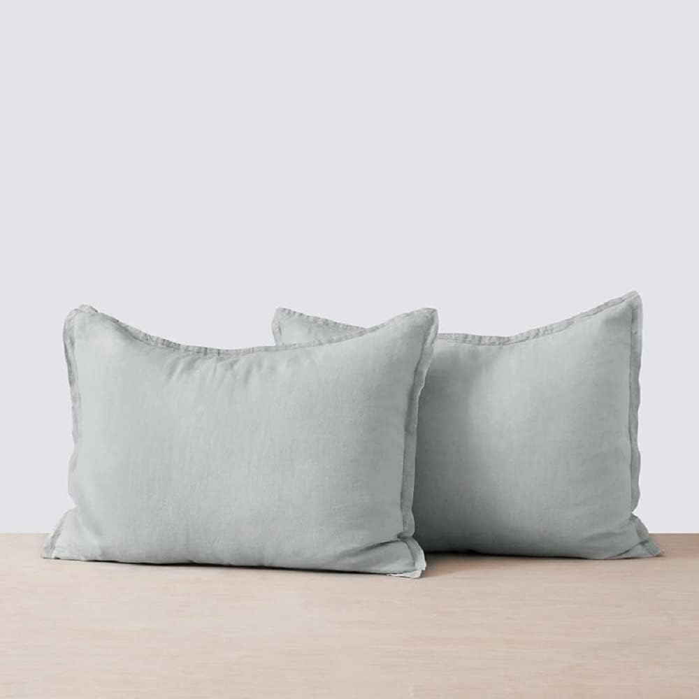 Grey Color Washed Cotton Duvet Cover - Duvet Cover with Buttons - Duvet Cover Twin Full Double Queen King Toddler - Bedding Set 3 Pieces (California King)