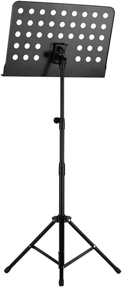Music Stands Adjustable Height Music Holder Foldable Sheet Music Stands Violin Guitar Metal Book Holder for Travel School