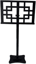 Music Stands Retro Solid Wood Music Holder Portable Sheet Music Stands for Guitar Guzheng Violin Book Stands Adjustable Angle,