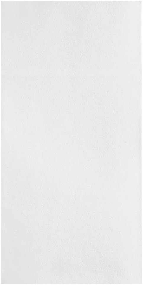 Restaurantware Luxenap 15.8 Inch Dinner Napkins 800 Linen Feel Disposable Napkins - Pre-Folded Built-In Pocket For Silverware White Paper Pocket Napkin Sleeves Absorbent