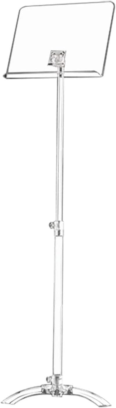 Sheet Music Stands, Portable Orchestra Stand,Clear Acrylic Book Holder, Outdoor Performances Lecture Pulpit, For Performances Guitar Violin Drums