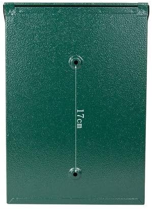 European Pastoral Letter Box Wall Outdoor with Lock Mail Box Rain Post Box