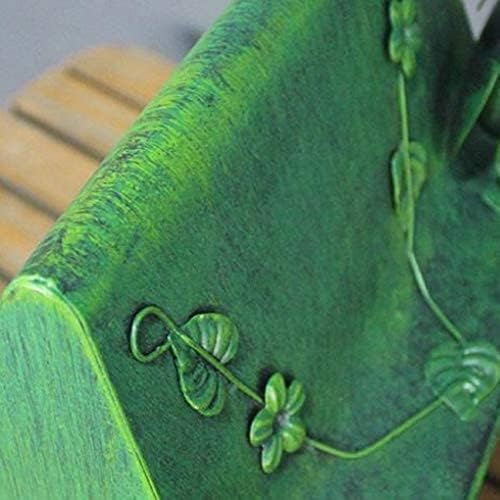 Cast Iron Flower Mailbox Embossed Trim Decor Look Home Garden Decorative Wall Metal Mail Post Box