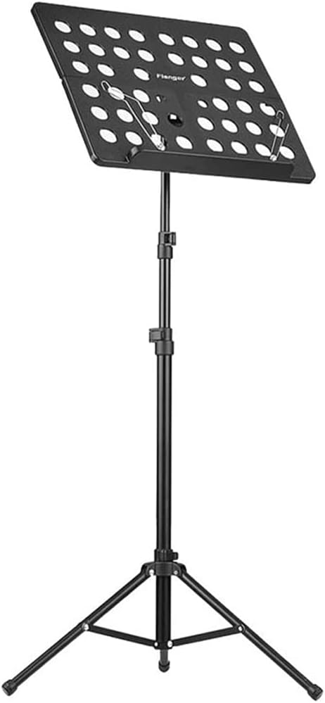 Portable Music Stands Adjustable Height Music Holder Portable Sheet Music Stands for Concert School Violin Book Stands (B)