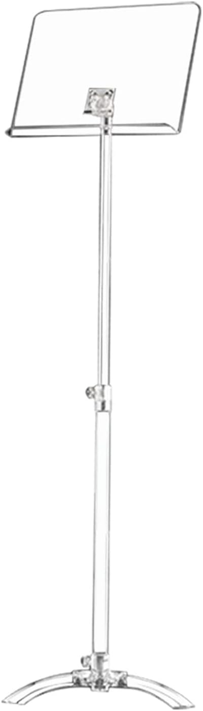 Sheet Music Stands, Clear Acrylic Book Holder, Portable Orchestra Stand, Outdoor Performances Lecture Pulpit, Can Be Used Performances Guitar Violin Drums
