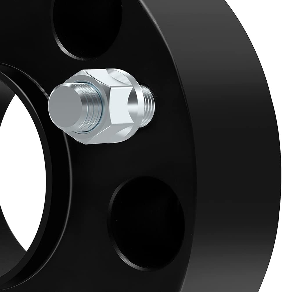 ECCPP Set of 4 2 inch Wheel Spacer 6x5.5 6x139.7 Wheel Spacer Adapter Kit with M 14x1.5 78.1mm Hub Bore for Astro Avalanche 1500 Blazer C2500 for Chevy Pickup 6 Lug Black Aluminum