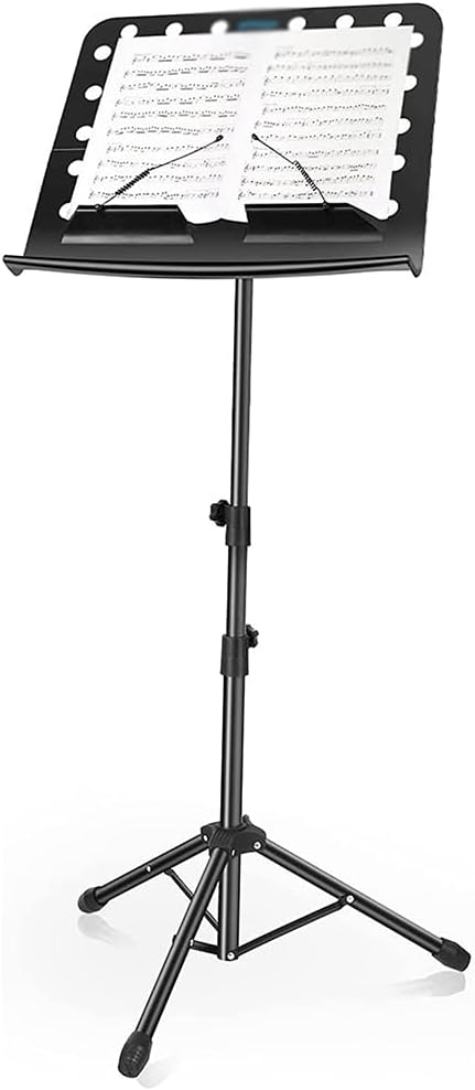 Music Stands Adjustable Height Music Holder Portable Folding Sheet Music Stands with Carry Bag Violin Guitar Book Holder
