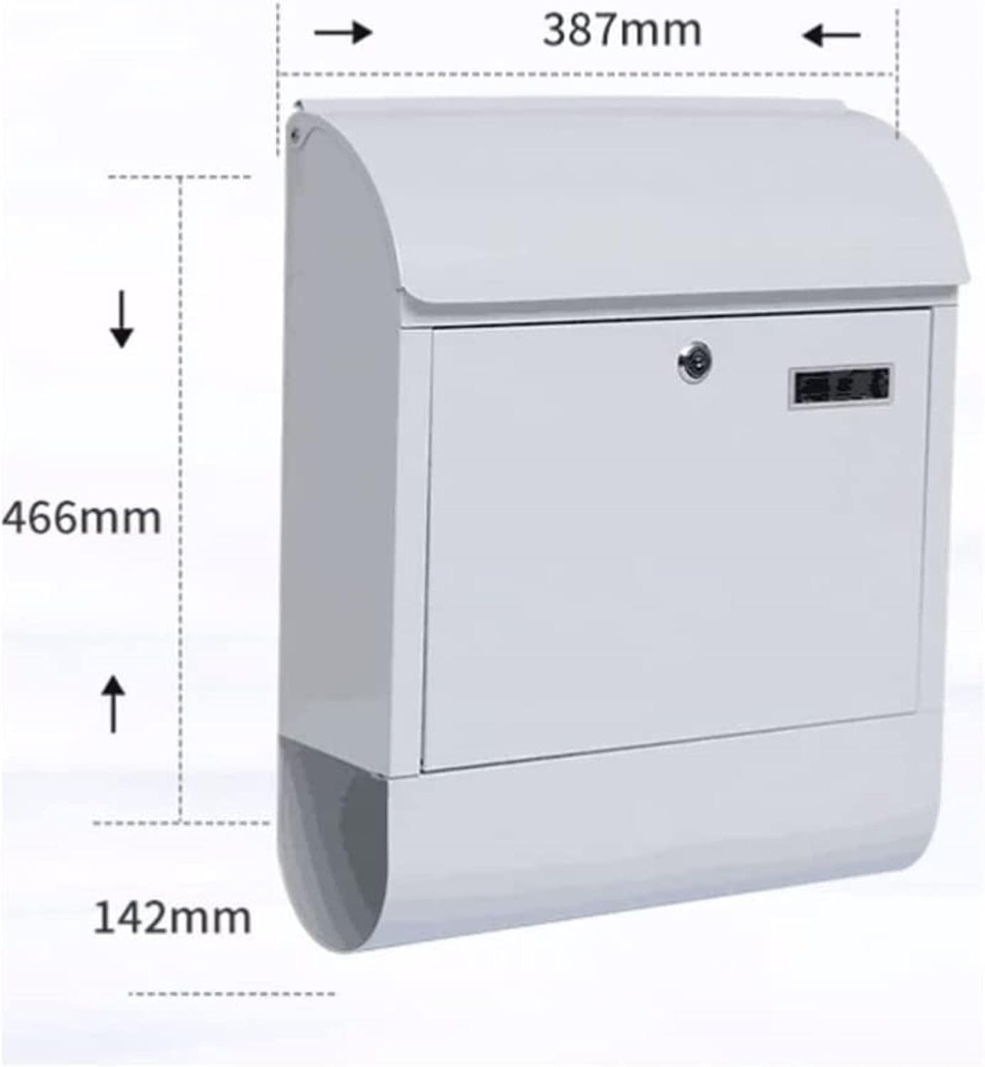 Wall Mount Letterboxes Metal Mailbox Covers Mailbox Posts Package Lockers Envelopes Mailing Supplies Door Letterboxes