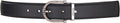 Salvatore Ferragamo Mens Black/Blue Adujstable Reversible Leather Belt
