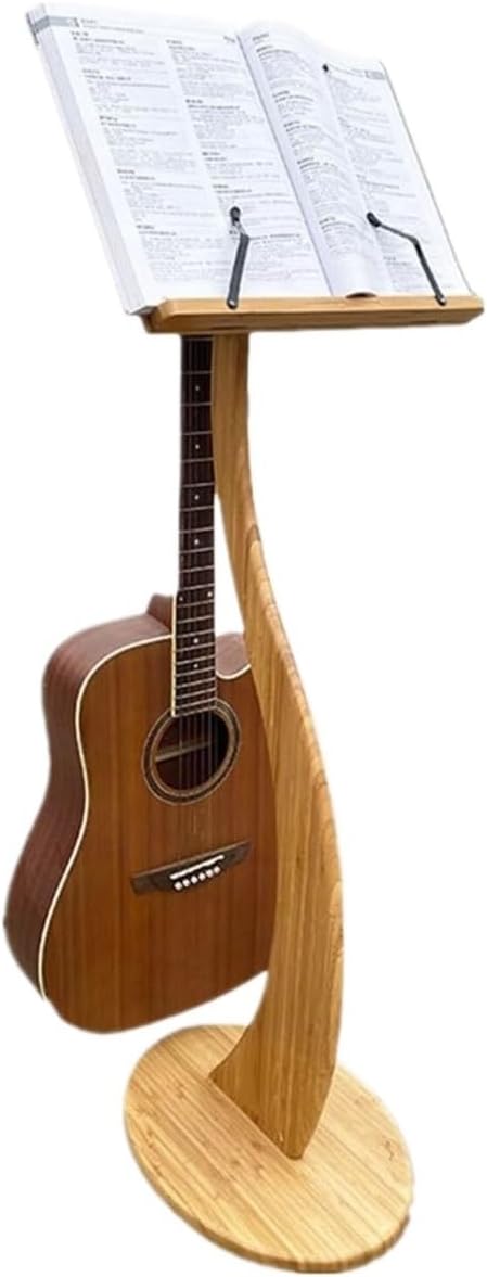Sheet Music Stand Music Stand Book Stand Portable Wooden Music Stand Guitar Violin Music Stand 340° Flip Music Stand Holder