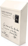 Suggestion Box Safe Lock Box Ballot Box Donation Box Garden Decoration Mailbox Retro American Pastoral Wall Mounted Mailbox Fashion Bucket Newspaper Boxes Mail Box Metal Letter Post Mailbox Mailbox Po