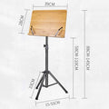 Sheet Music Stand,Music Stands Adjustable Height Music Holder Metal Sheet Music Stands Portable Home Violin Guitar Book Stands(39X28Cm)