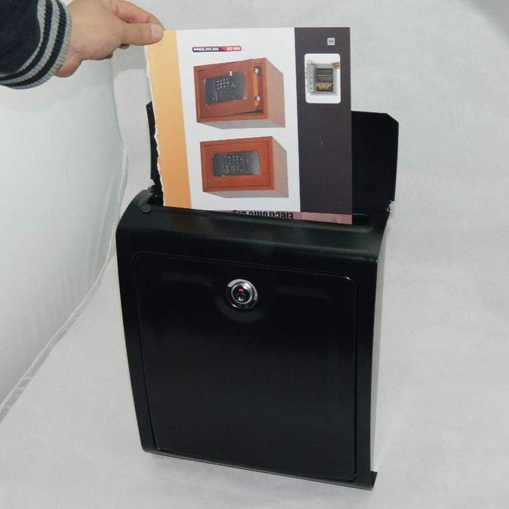 Outdoor Wall-Mounted Lockable Mailbox, Waterproof Post Box, Galvanized Sheet, 28x10x35cm