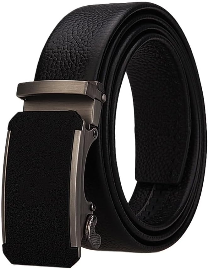 Men's Automatic Buckle Belt Men's Leather Belt Versatile Pants Belt