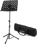 Music Stands Adjustable Height Music Holder Portable Folding Sheet Music Stands with Carry Bag Violin Guitar Book Holder