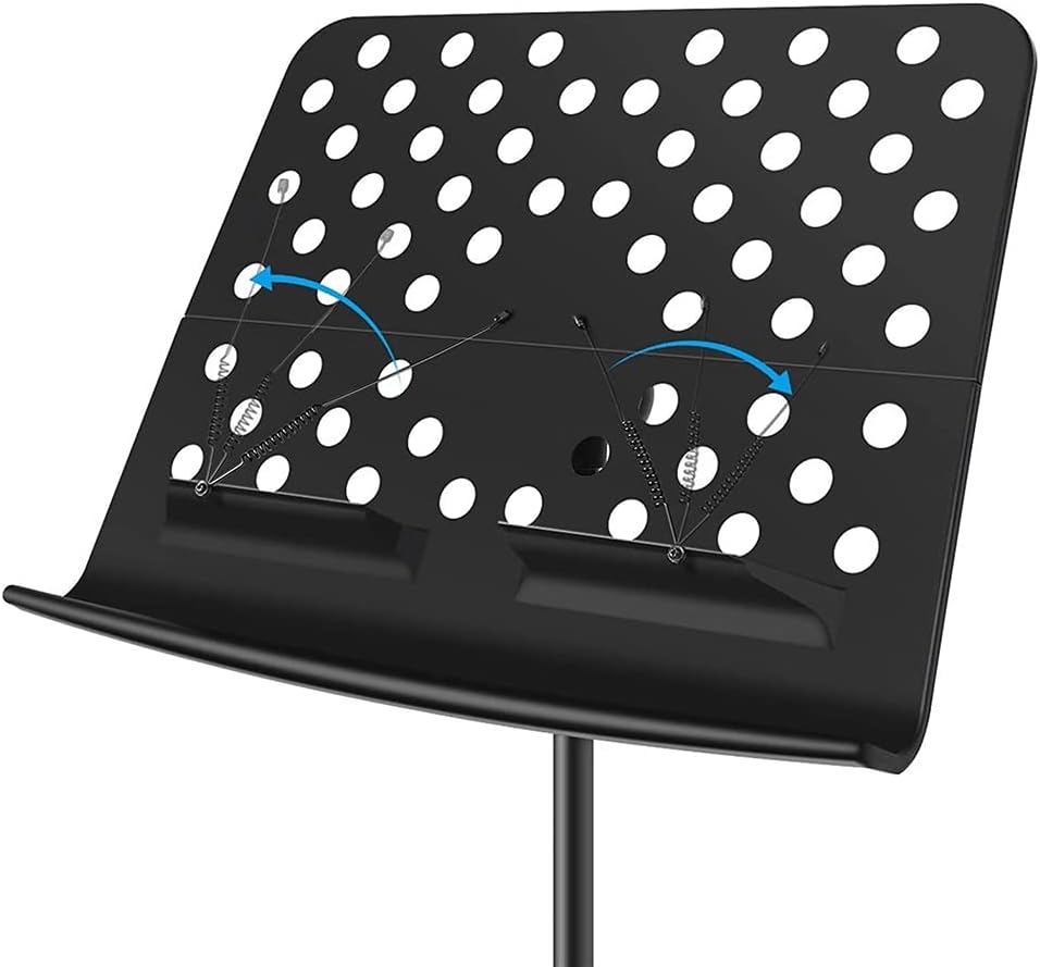 Music Stands Adjustable Height Music Holder Portable Folding Sheet Music Stands with Carry Bag Violin Guitar Book Holder