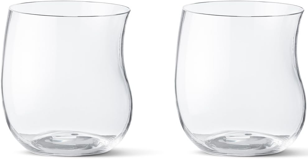 Georg Jensen Cobra Tumbler Glass, Crystalline, 2 Count
