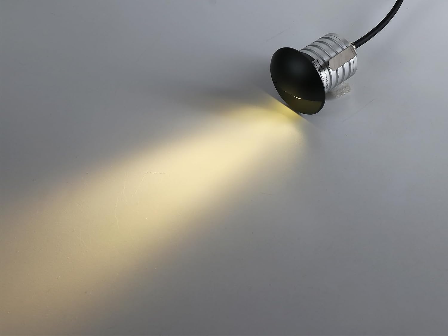 LED In-Ground Step Light- Half Moon Anti-Glare, 3W 12V-24V DC, Recessed Wall Lights, IP67 Waterproof, Buried Underground Outdoor Landscape Lighting,Warm White 3000K (6 Pack)
