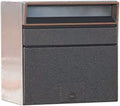 Tajima Metal Work Mailbox MX-303BP Body Depth 15.4 inches (39 cm), Body Height 11.0 inches (28 cm), Body Width 15.4 inches (39