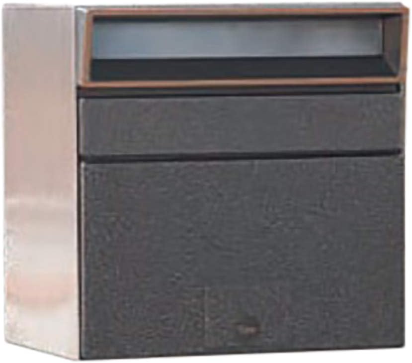 Tajima Metal Work Mailbox MX-303BP Body Depth 15.4 inches (39 cm), Body Height 11.0 inches (28 cm), Body Width 15.4 inches (39