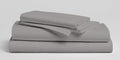 800 Thread Count-4Pcs Bedding Set 100% Cotton Bed Sheets, Light Grey Cal-King Sheets Set, Long-Staple Combed Cotton, Sateen Weave for Soft & Cozy Cotton, Fits Mattress Upto 15'' Deep Pocket