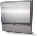 Mailbox Postbox Stainless Steel with Lock Letter Box Indoor and Outdoor Villa Wall-Mounted Letter Box