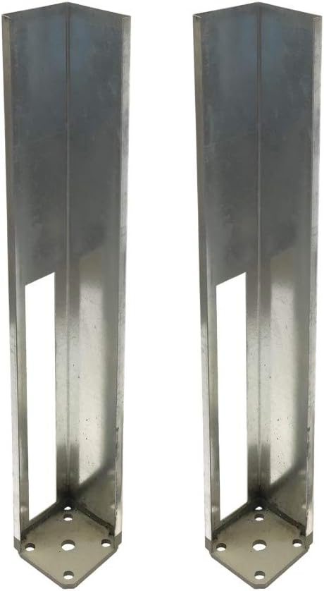 Vinyl Fence Concrete/Wood Post Mount Tower with Mounting Kit (4'x4'x48' (2 Pack))