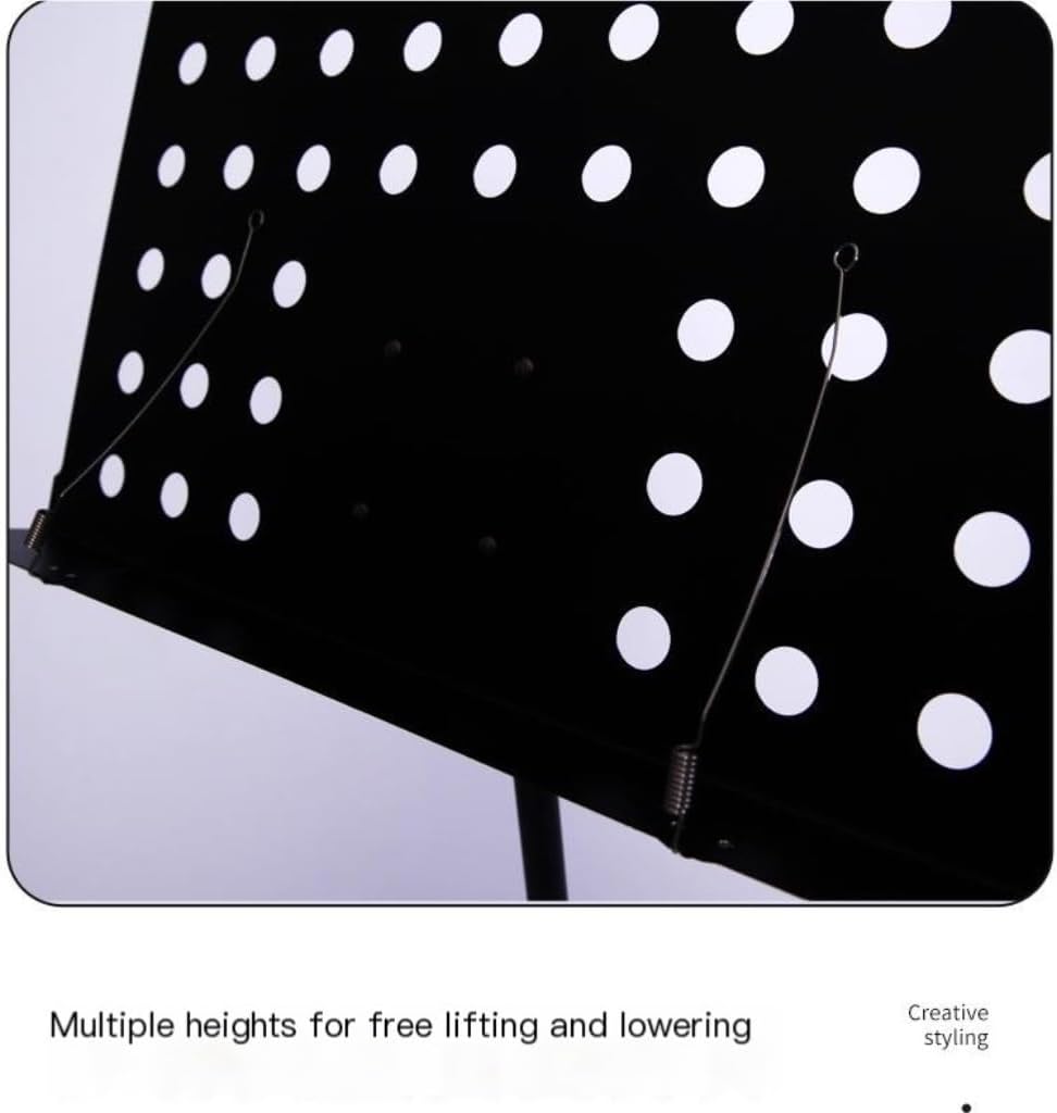 Music Stand Music Stand Guzheng Guitar Stand Drum Stand Music Stand Convenient For Home Performance Violin Stand Sheet Music Stand(Black,B)