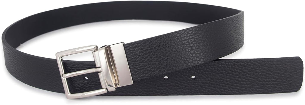 Vince Men's 1.5 Inch REVERSIBLE PEBBLE LEATHER BELT