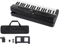 88 Key Digital Keyboard Piano, Foldable Portable Design with 128 Rhythms, Pedal, Sheet Music Stand and Carry Bag for All Skill Levels(Black)