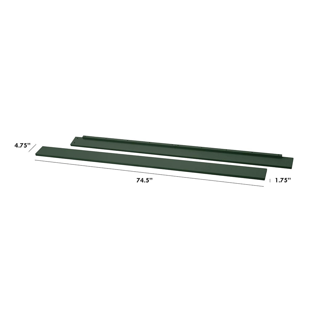Davinci Hidden Hardware Twin/Full Size Bed Conversion Kit (M5789) in Forest Green