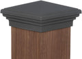 6x6 Pyramid Post caps (14-Pack) Fits Post Measuring 5.5'x5.5' up to 5.75'x5.75'. Made Out of UV Stable Polymer Longest Lasting 6x6 Deck Post Cap on Market. Made by Atlanta Post Caps (Gray)