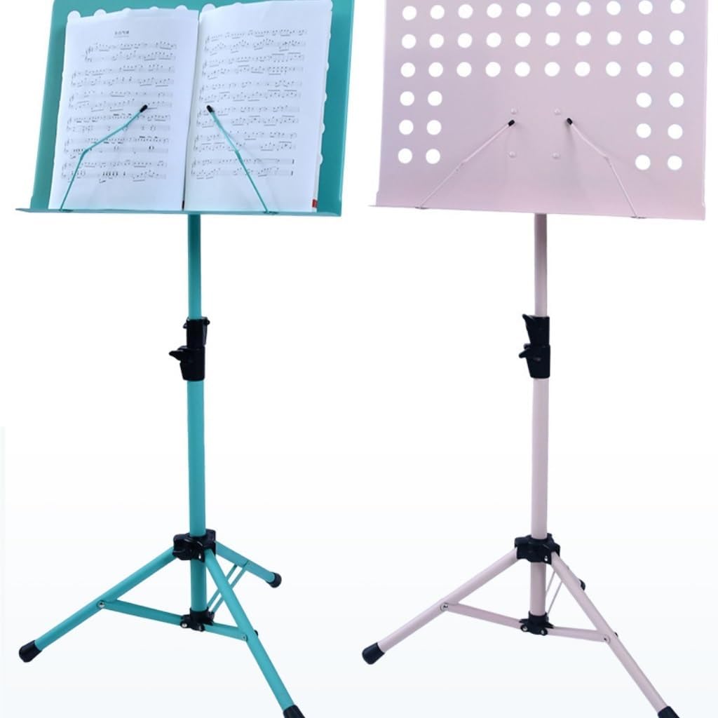 Music Stand Guitar Music Stand Portable Foldable Music Stand School Music Stand Guitar Drum Guzheng Violin Music Stand Sheet Music Stand(Pink)