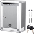 Post Box Parcel Mailbox Aluminum Alloy Retro Mail Letter Lockable Garden Wall Mounted